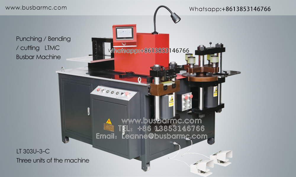 303U-3-C 三合一手動液壓銅排加工機